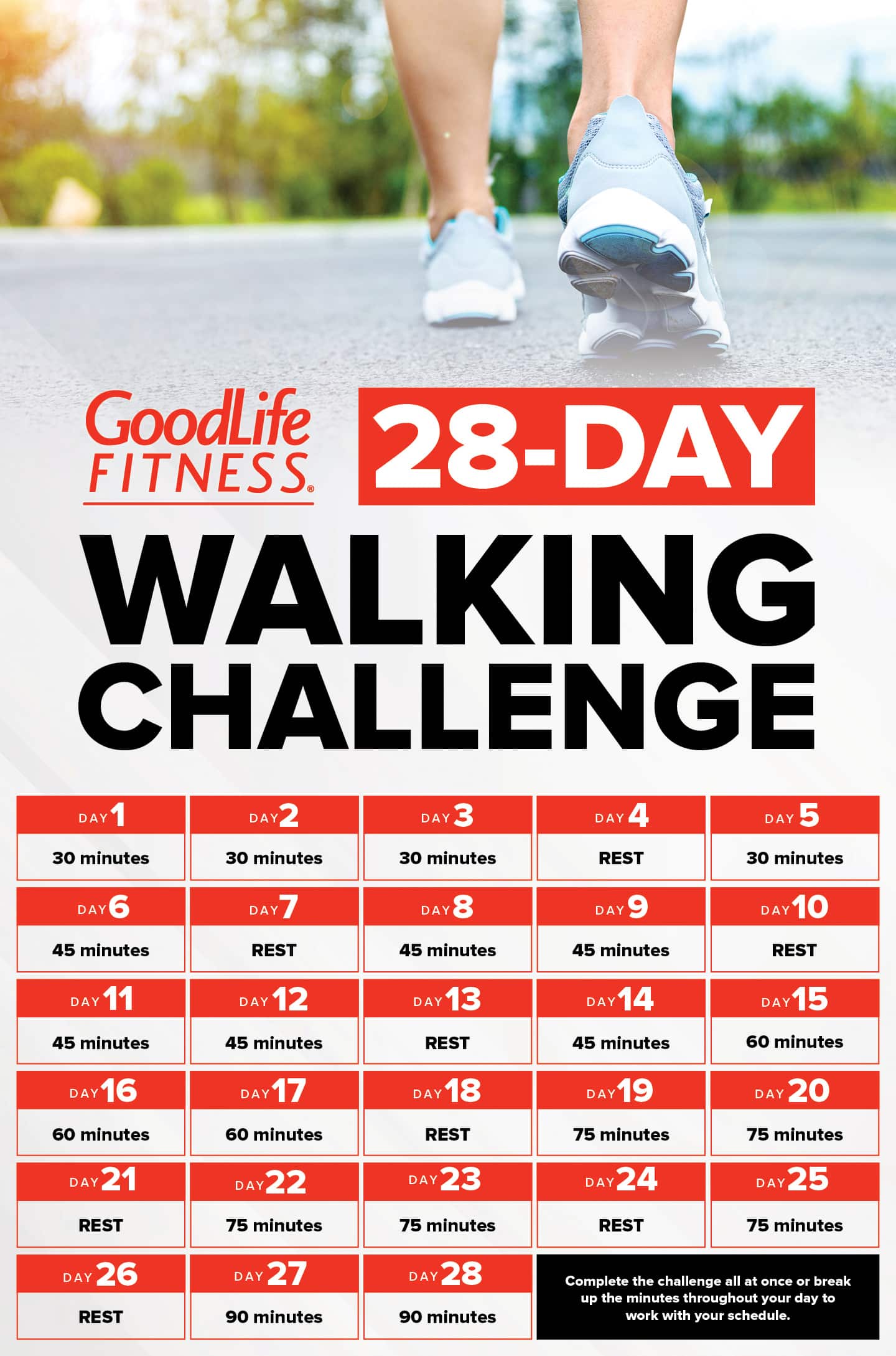 28 Day Walking Plan For Weight Loss