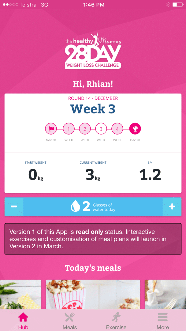 28 Day Weight Loss Challenge App