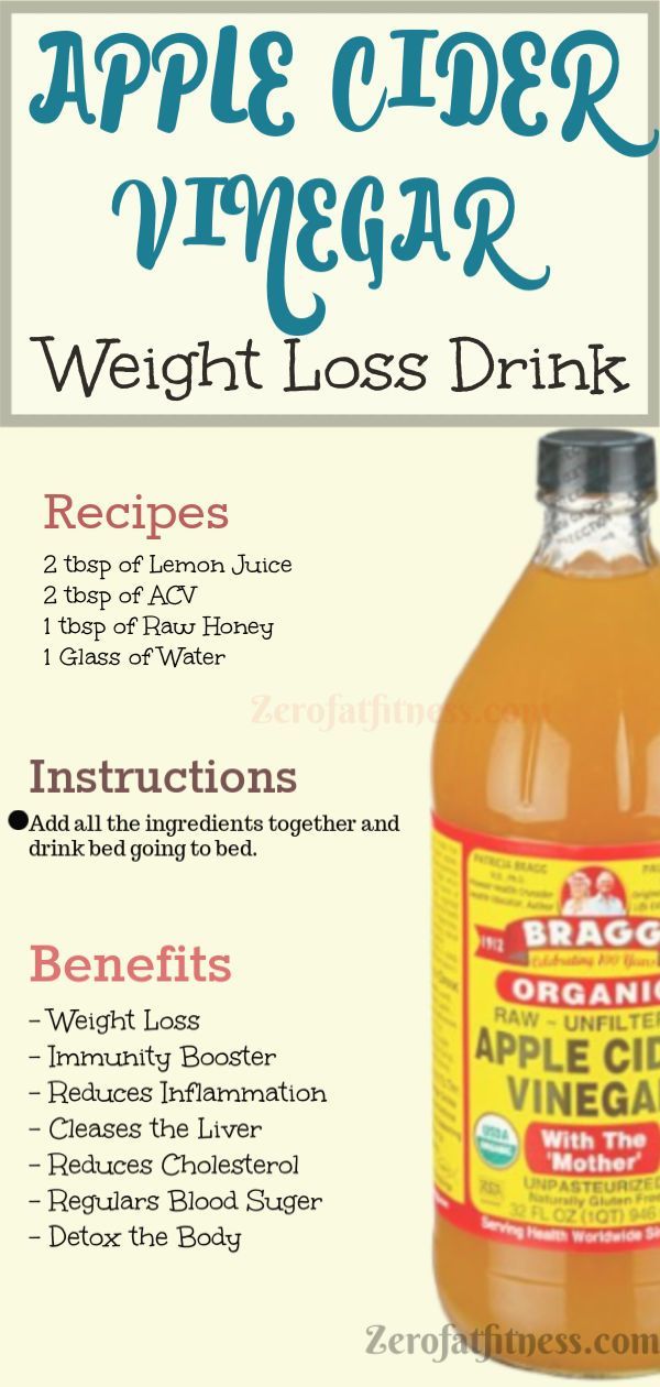 Apple Cider Vinegar Shot Weight Loss