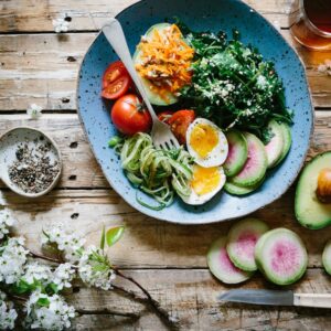 Photo Healthy plate
