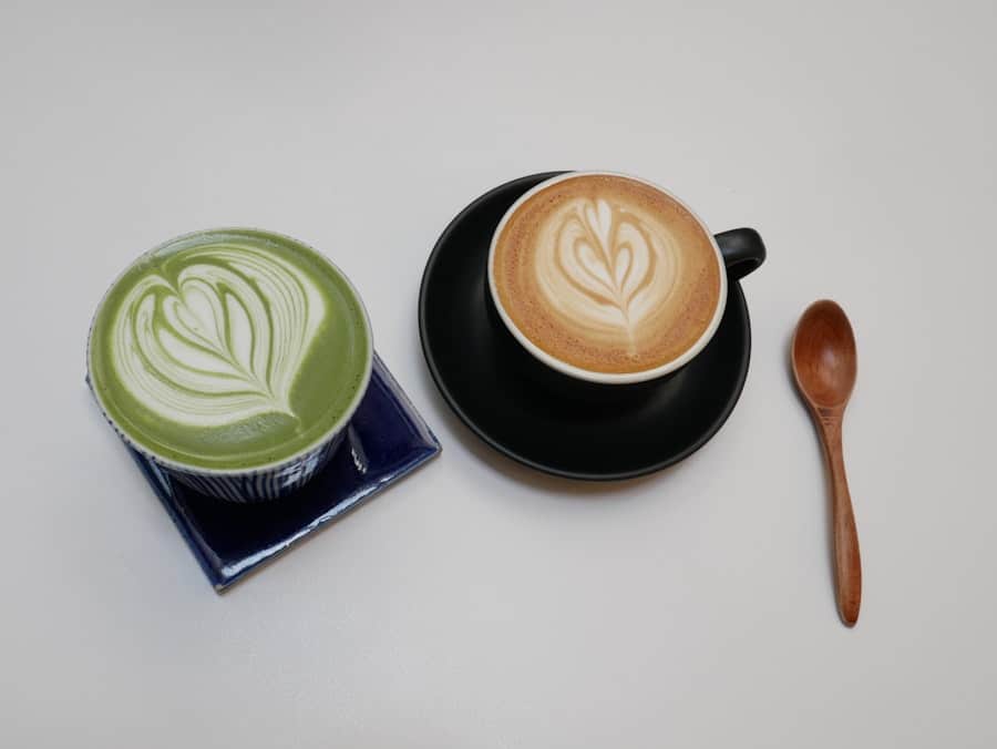 Photo Matcha latte