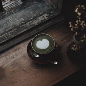 Photo Matcha latte